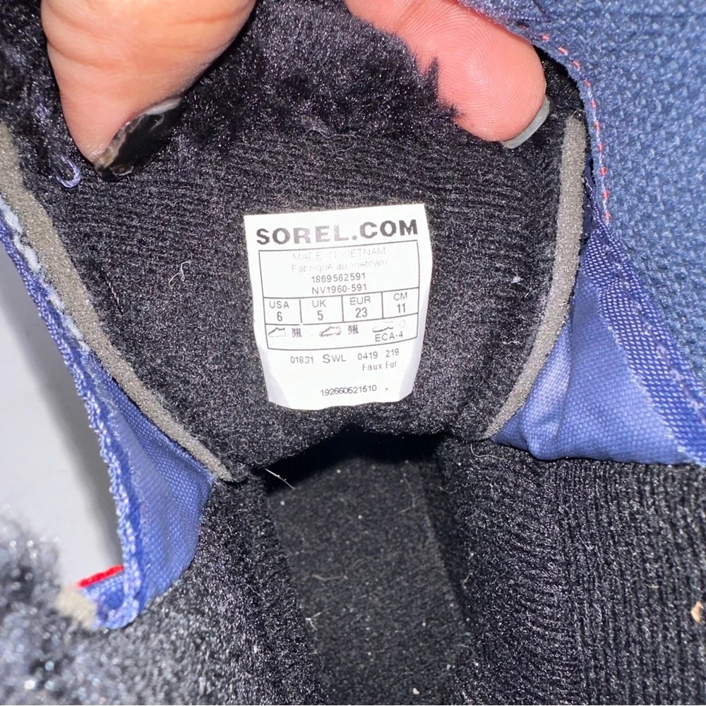 Sorel Toddler Snow Commander Waterproof Boot Size 6